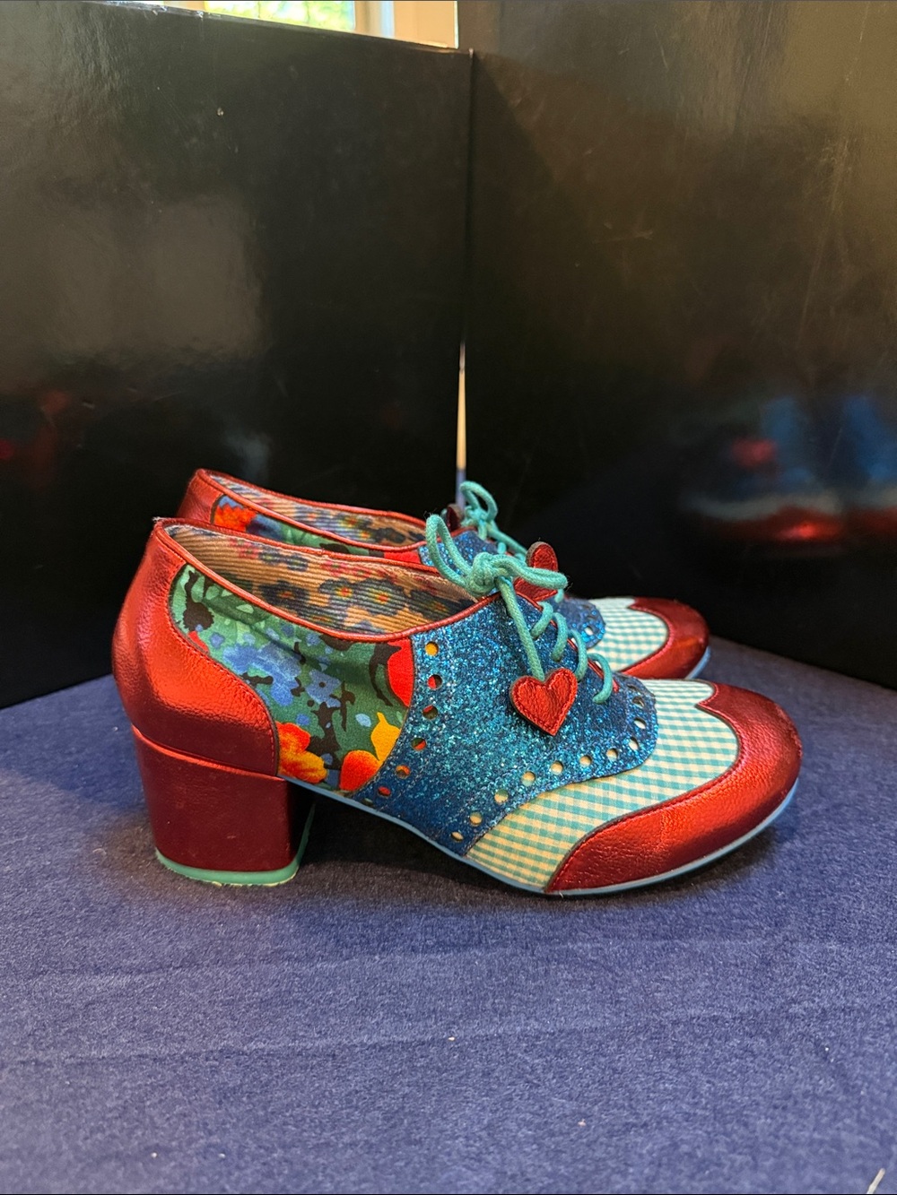 Irregular choice - Clara Bow - red and blue - size 37 - Picture 4 of 7